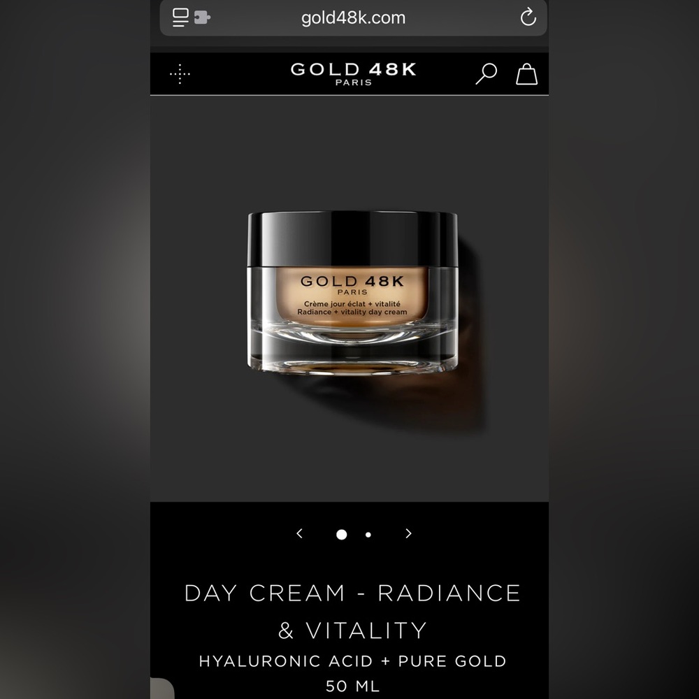 $300 🇫🇷 PURE GOLD48K DAY CREAM Made in France 50ml PURE GOLD